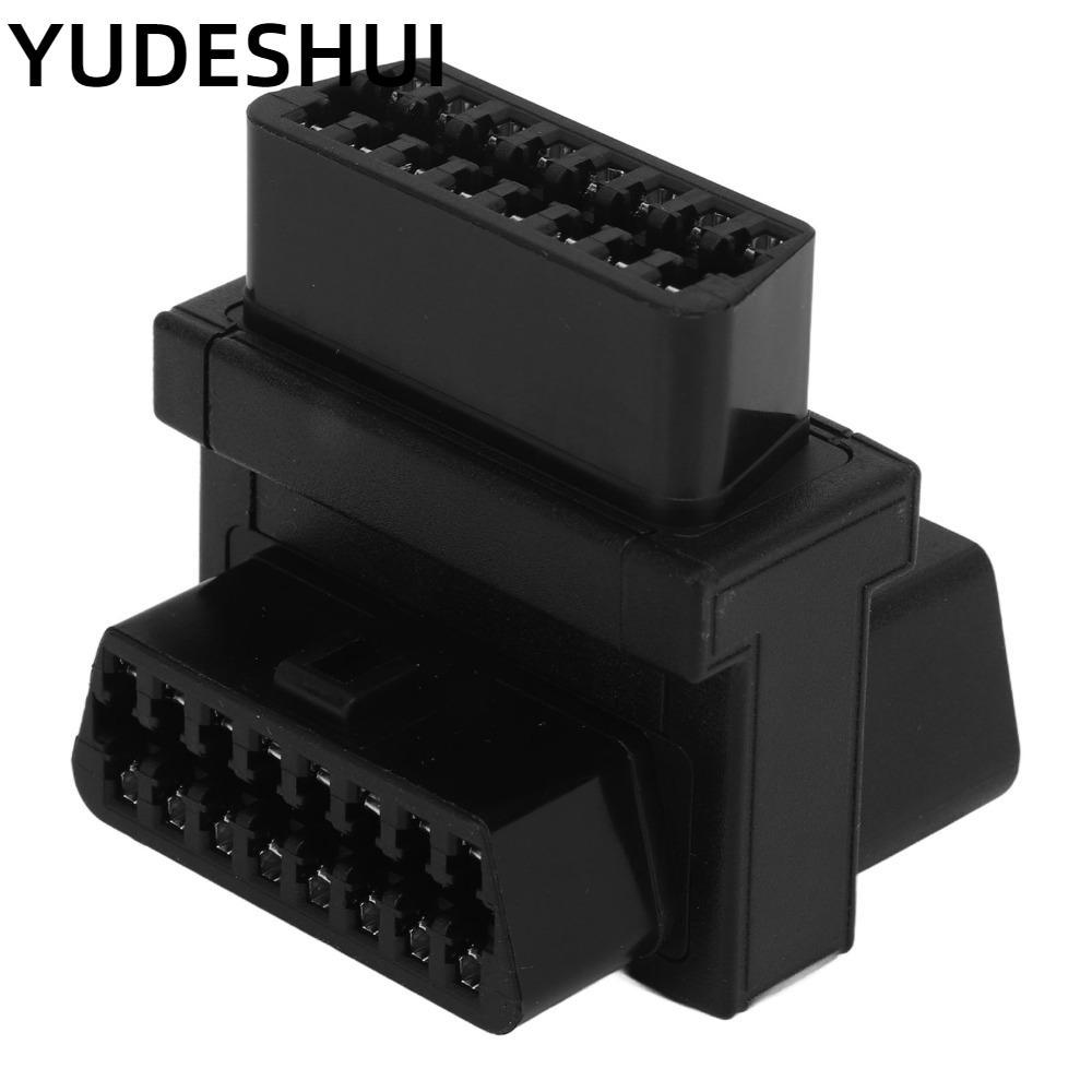 Bộ chia YudhUI Obd2, Bộ chuyển đổi ABS Obd2 nữ kép, Phích cắm đa năng hạng nặng Chơi 16 chân Nam Obd