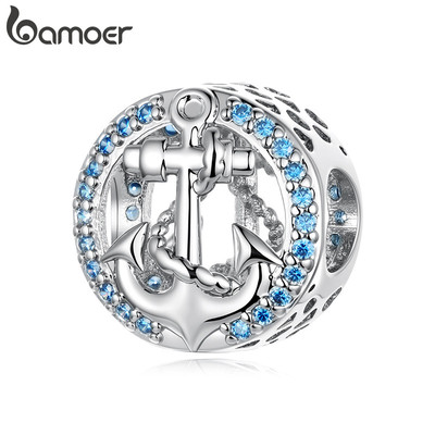 Bamoer Charms Hạt Đại Dương Thám Hiểm Phụ Kiện Vòng Tay DIY Cho Nữ Quà Tặng