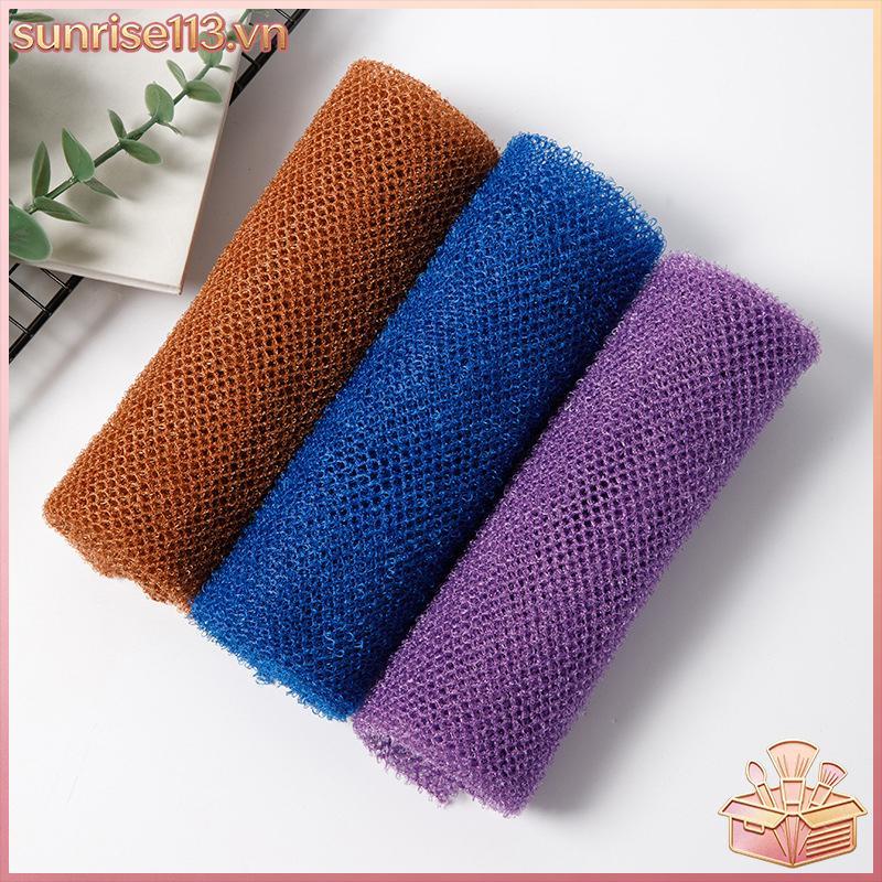 SR Beauty African Net Bath Sponge, Máy chà sàn tắm tẩy tế bào chết 14x77cm, Da mịn hơn Mới