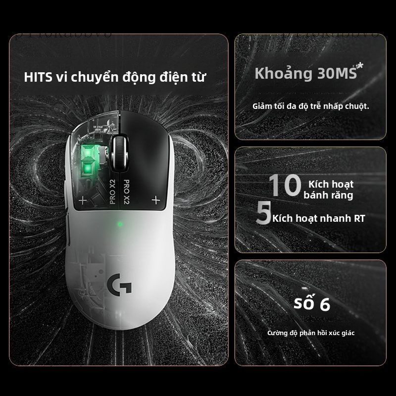 Bàn phím chuột Logitech GPW5Bộ quà tặng chuột chơi game điện tử, chuột chơi game không dây nhẹ FPS G