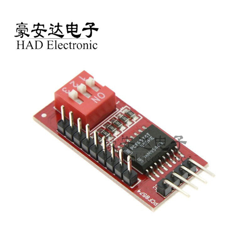 Mô-đun PCF8574T Giao diện I2C Mô-đun PCF8574 Bộ vi điều khiển Mô-đun bảng mở rộng IO
