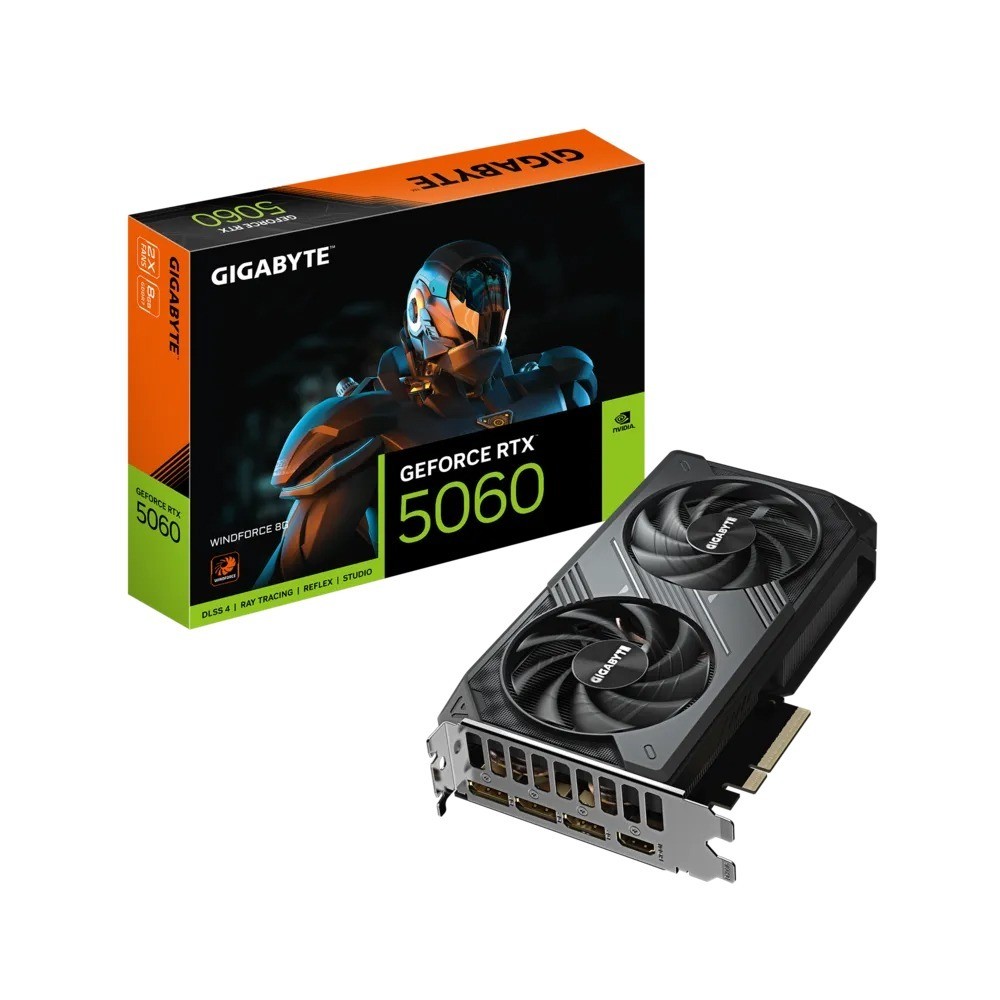 Card màn hình VGA GIGABYTE RTX 5060 / 5060 Ti Windforce MAX OC 8G 16GB 2 Fan GDDR7 | Chính Hãng | Bảo Hành 36 Tháng | BigBuy360 - bigbuy360.vn