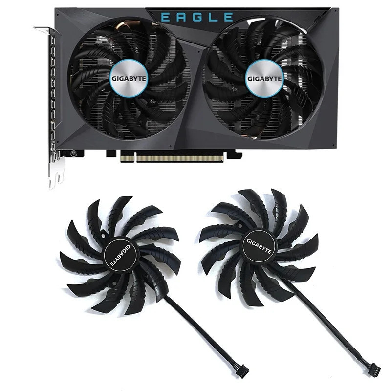 95MM PLD10010S12H RTX3060 3060 Ti GPU FAN Cho Gigabyte GeForce RTX 3060 3060Ti EAGLE Card Đồ Họa Ngư