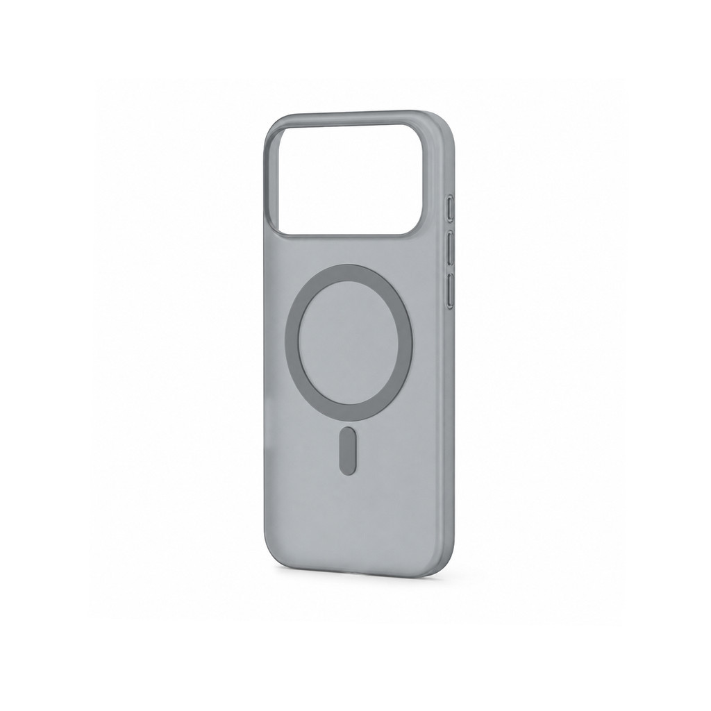 Ốp Lưng Siêu Mỏng Nổi 3D Nhám Mờ Chống Vân Tay Hỗ Trợ Sạc Từ Tính Cho iPhone 17 Pro Max CloverB