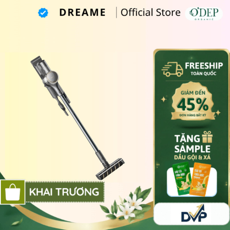 Máy hút bụi không dây Dreame V18S Aqua đa năng - Bảo hành 24 tháng - SHOP DVP