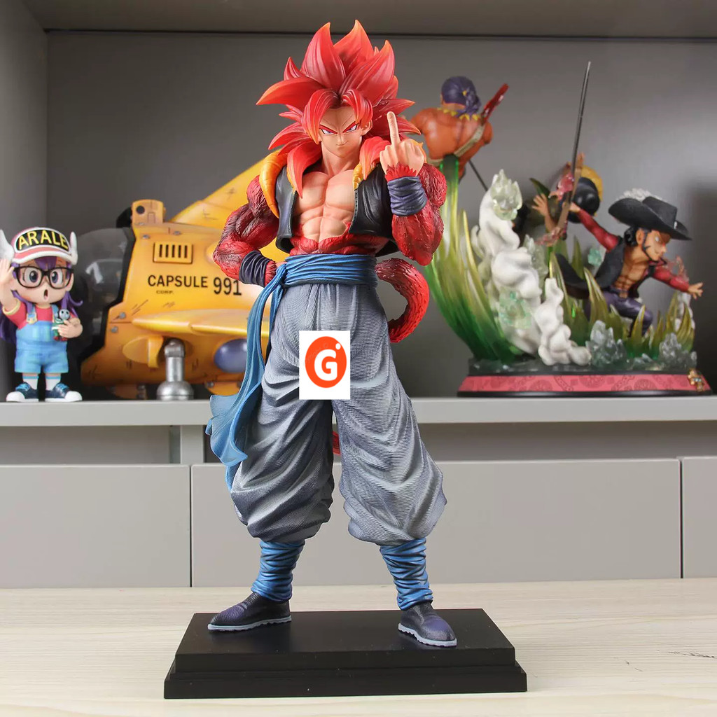 33cm Anime Dragon Ball GT SSJ4 Gogeta Hình có bàn tay thay thế