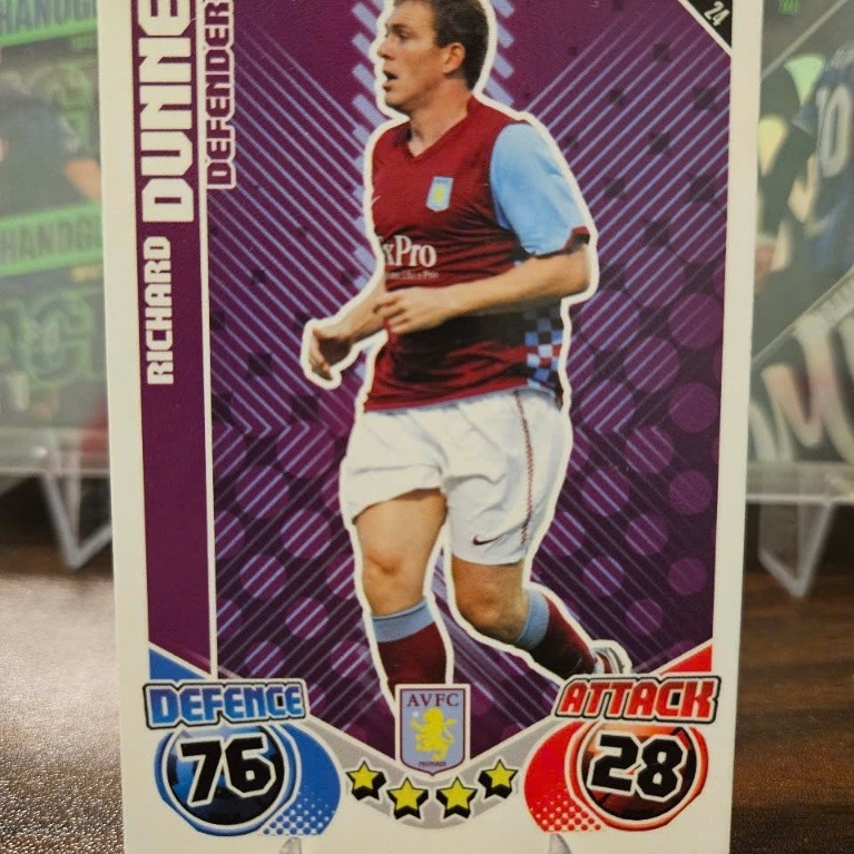 Thẻ Richard Dunne Topps Match Attax 2010/2011 (Aston Villa) (10/11)