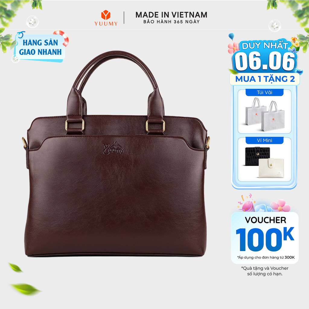 Cặp Công Sở Yuumy (Thời trang nữ đi làm cỡ lớn - Cặp da CAYM02) Bagsmart