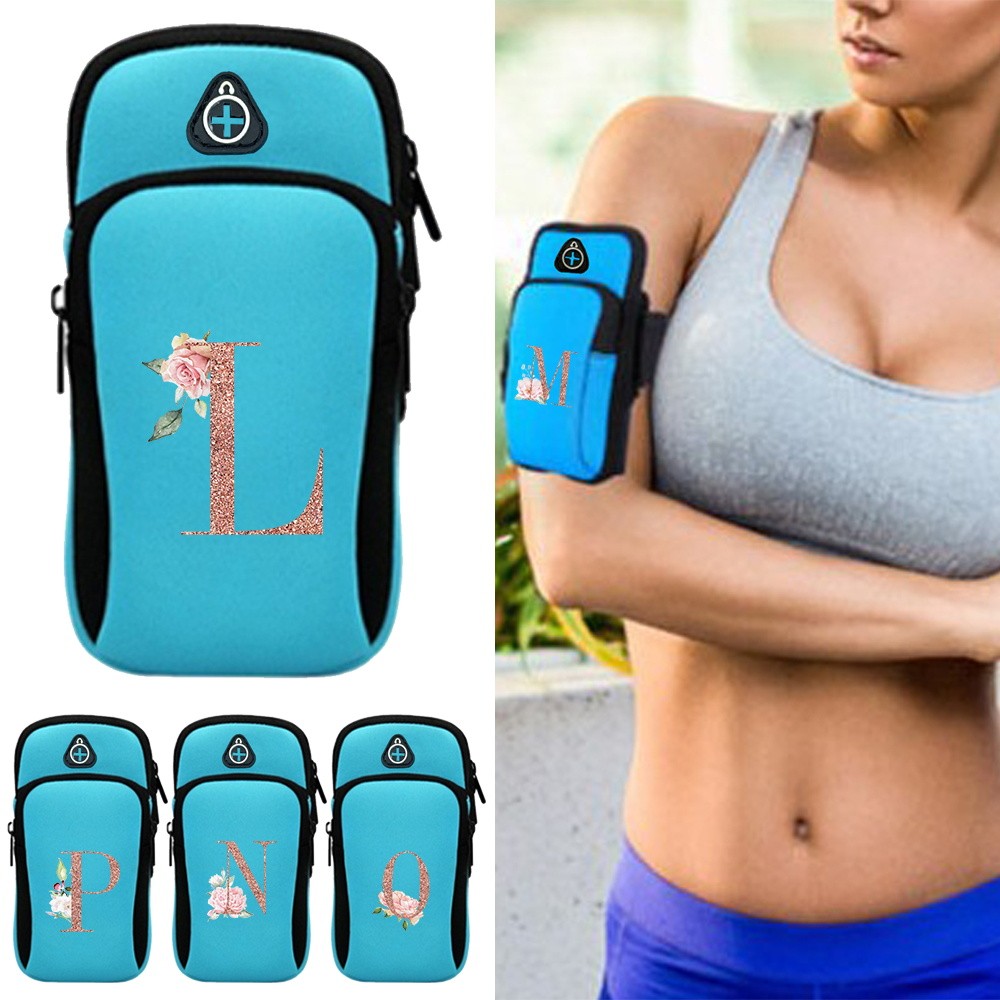Running Mobile Phone Arm Bag Universal Armband Bag  Rose Gold Series Unisex  Jogging Smartphone Hold