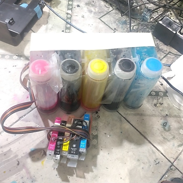 Bộ dẫn mực ngoài bình 500ml kèm mực cho Canon iX6770 iX6860 iX6870 - Kholinhkienmayinthanvu