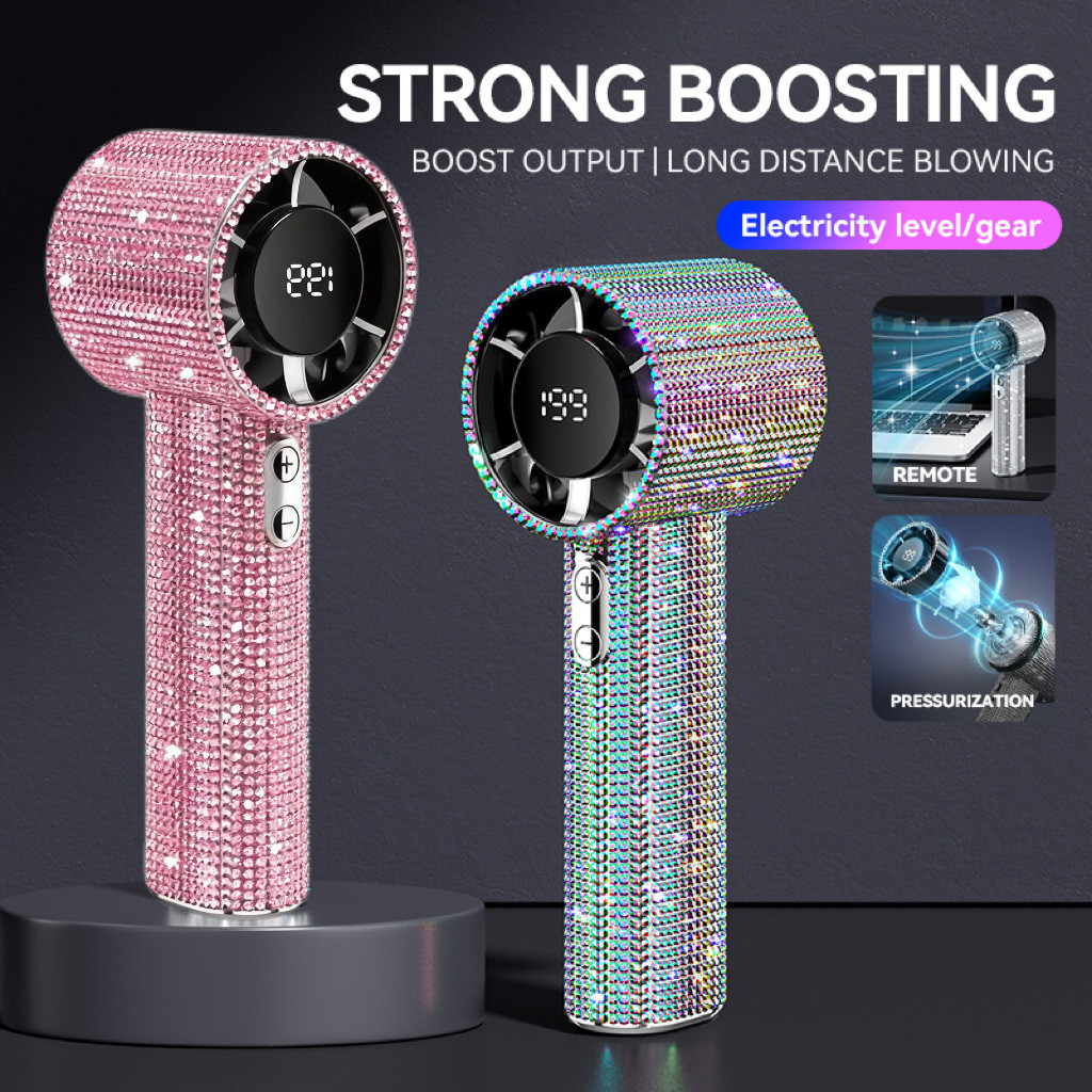 Quạt Mini Diamond S5, BLDC yên tĩnh 200g Di động cho văn phòng du lịch 5 cánh