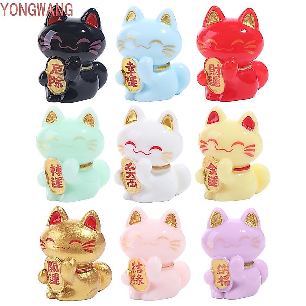 Tượng mèo may mắn YONGWANG66ZX, Tượng mèo may mắn sáng tạo tinh tế, Trang trí nội thất Phim hoạt hìn