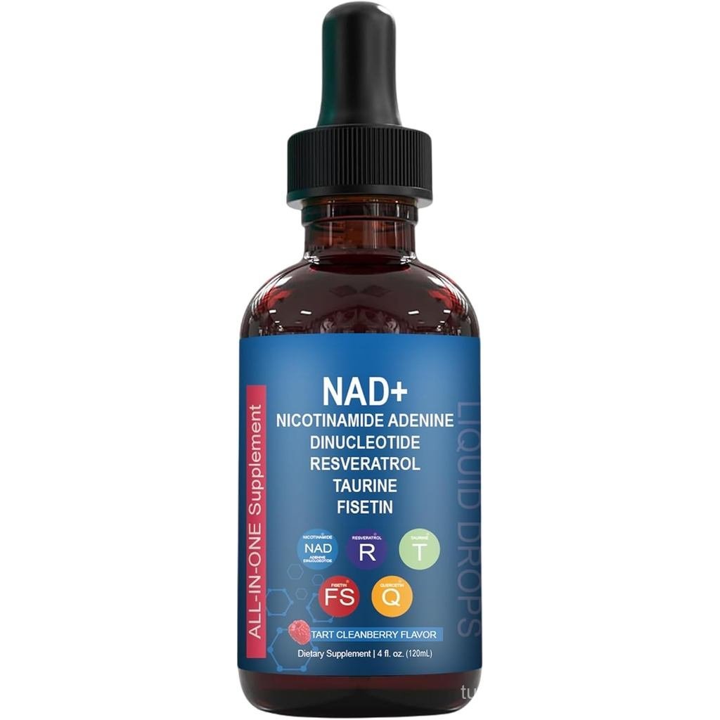 NAD +, NAD + Núm vú dạng lỏng, Núm vú Nad Resveratrol dành cho nữ và nam giới, Nicotinamide Adenine 