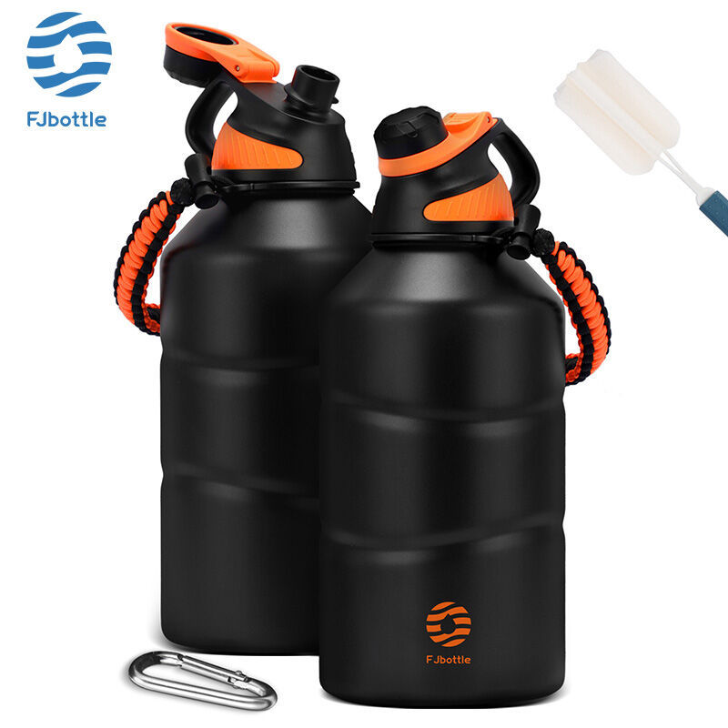 Bình giữ nhiệt FEIJIAN 1.9L Bình nước giữ nhiệt bằng thép không gỉ dung tích lớn Bình chân không lạn