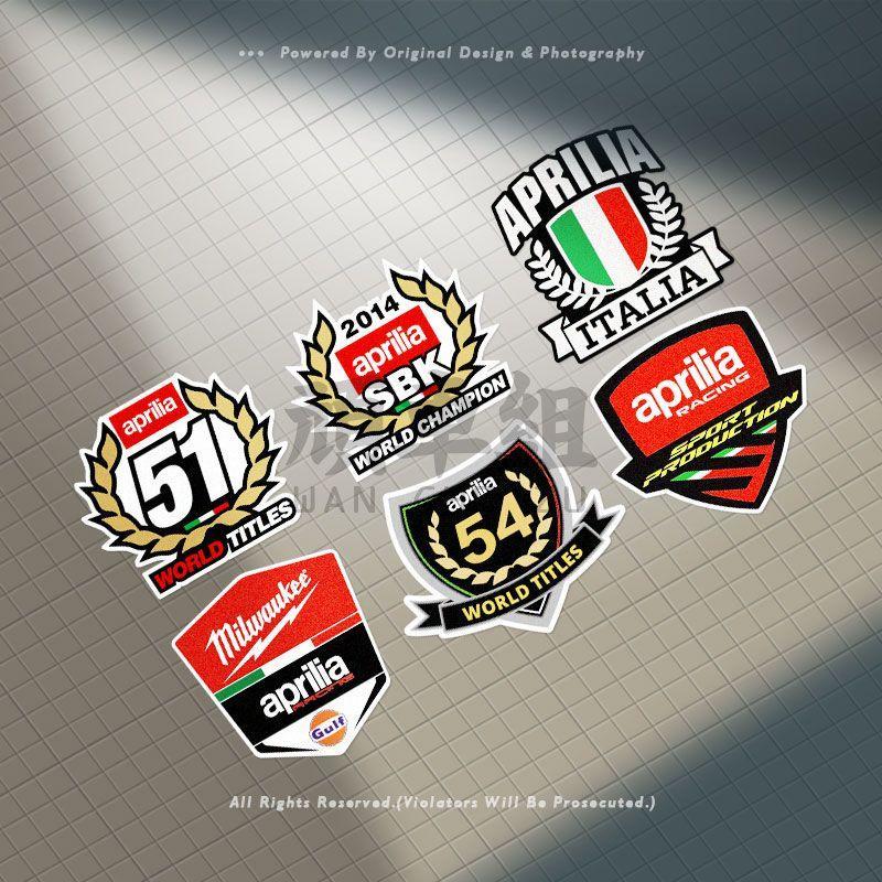 Aprilia team commemorative stickers, RS660, RSV4, SR GT200 motorcycle waterproof decorative stickers