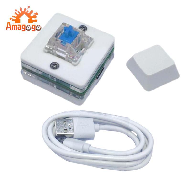 Bàn phím Mini USB với 1 phím, RGB, Bàn phím chơi game cơ học để chơi game, PC