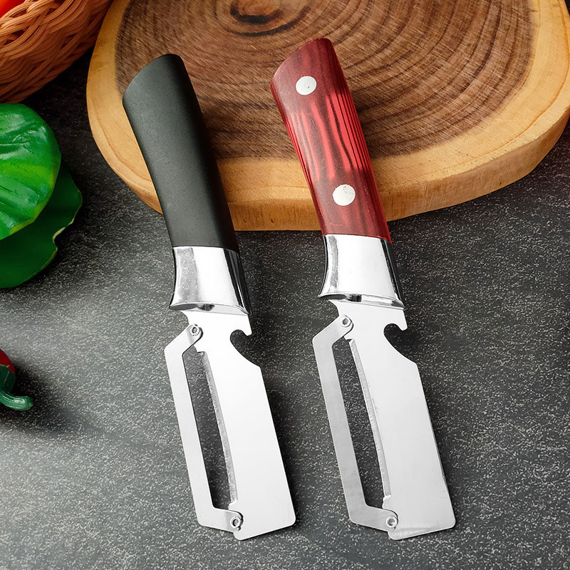 Thép không gỉ Sugarcane Peeling Knife Dứa Knife Peeling Knife Fruit Knife Chuyên dụng Peeler Peeler 
