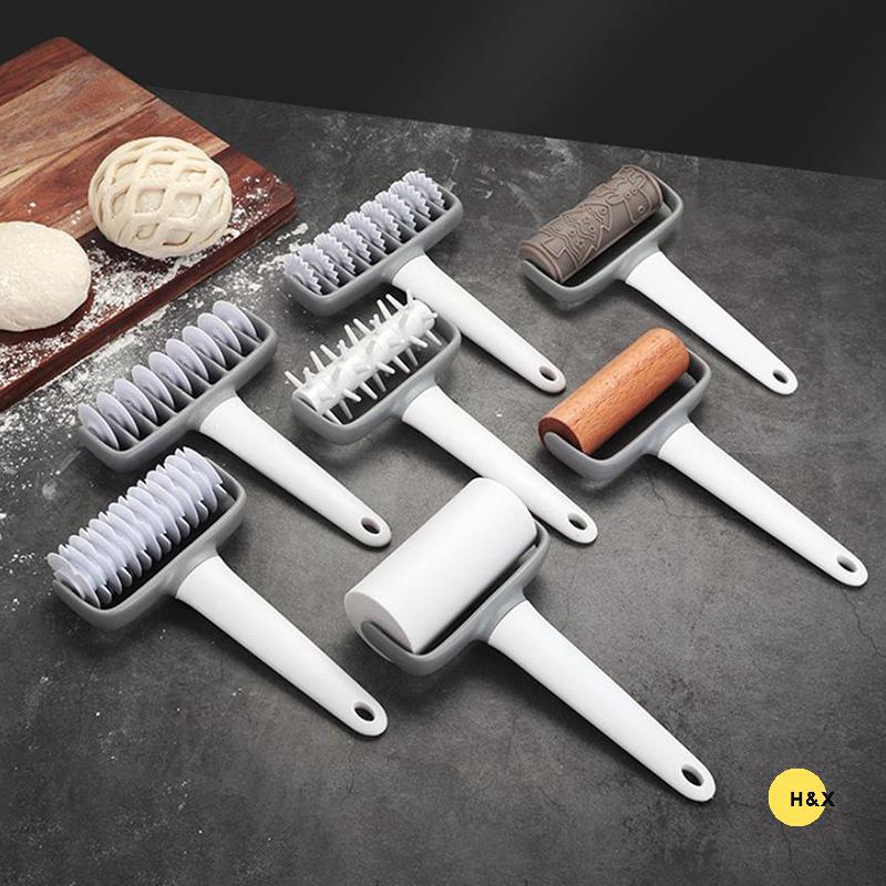 H & X Smooth Pizza & Cookie Dough Roller Cutter Dụng cụ làm bánh để sử dụng tại nhà hàng