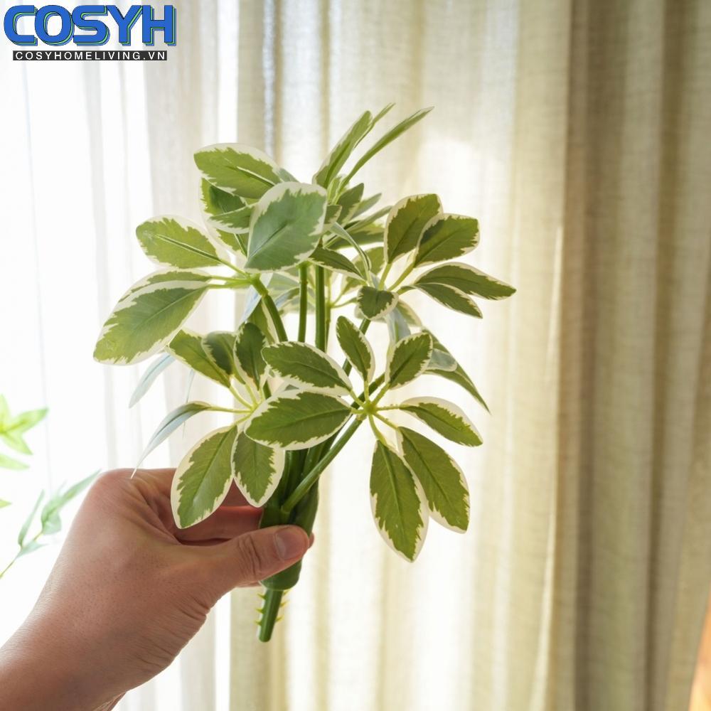 <cosyh>Artificial Flower Cloth And Soft PVC Lifelike Leaves Long-lasting Beauty