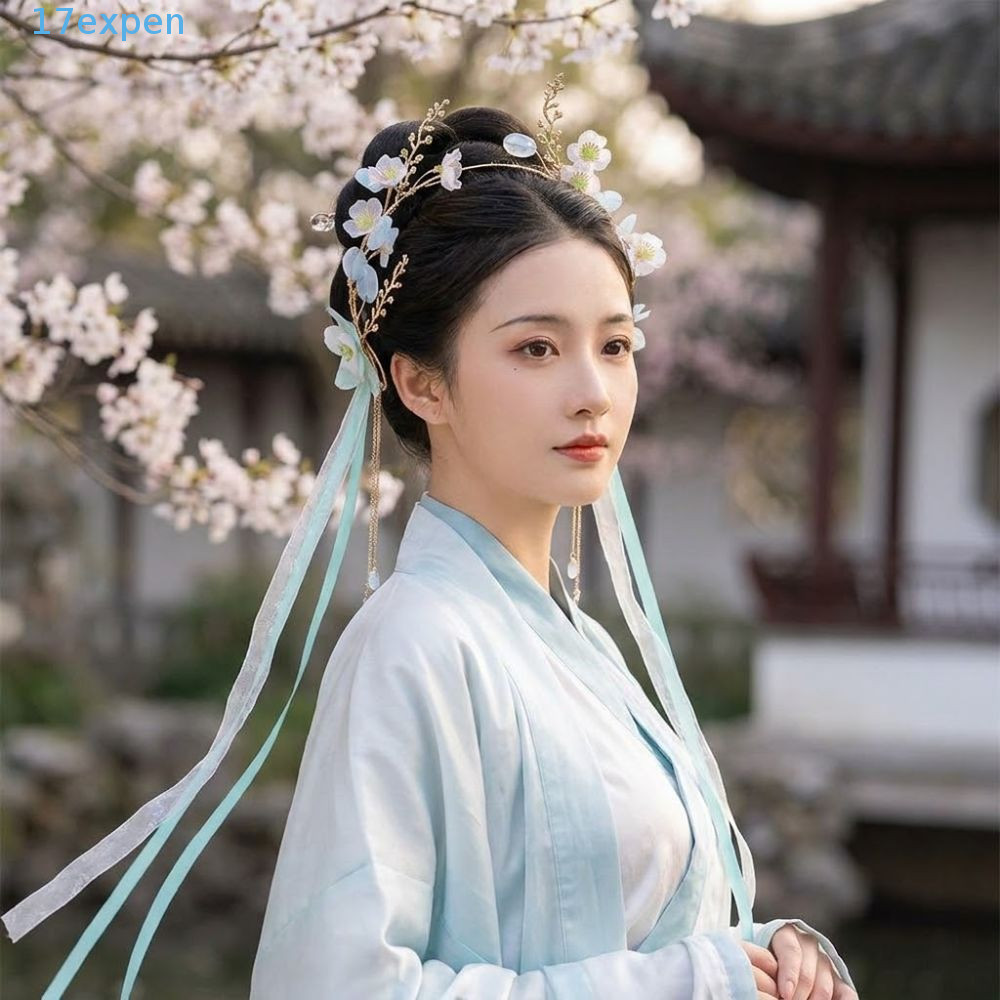 EXPEN Hanfu - Tiara Retro Cổ Điển, Phụ Kiện Tóc Cho Cô Gái