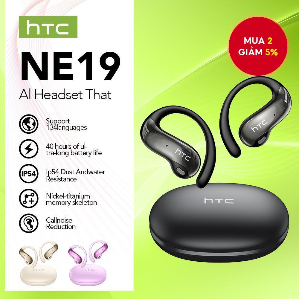Tai nghe HTC NE19TWS AI Dịch Tai nghe Bluetooth 134 Ngôn ngữ dịch Tính năng khử tiếng ồn Tai nghe chất lượng âm thanh nổi cao | BigBuy360 - bigbuy360.vn