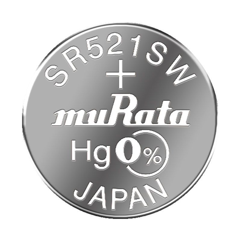 Nút đồng hồ điện tử Murata SR521SW / AG0 / LR521 / 379 chính hãng