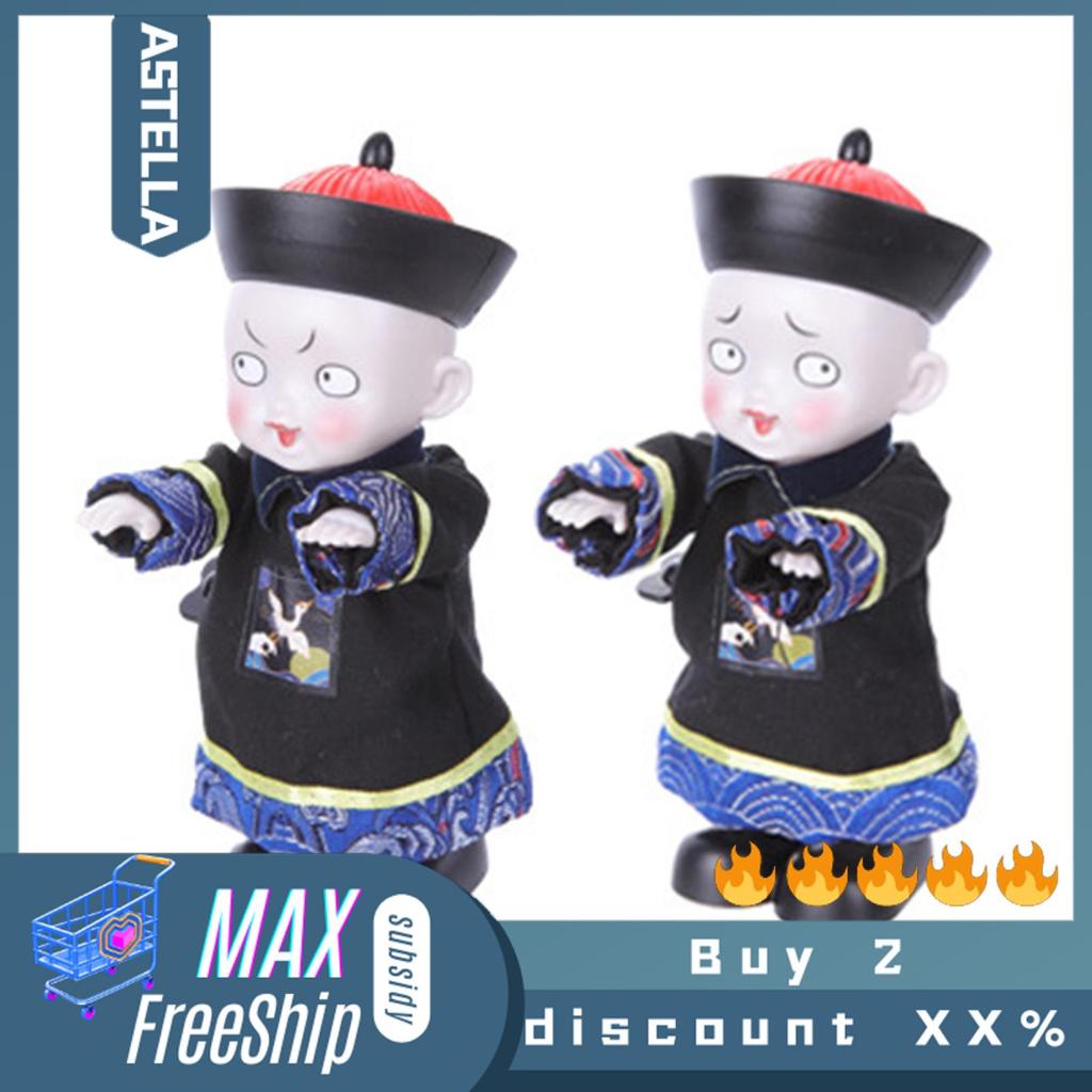 Đồ chơi Zombie ASTELLA với quần áo vải Đồ chơi tăng tốc Zombie nhỏ Đồ chơi tăng tốc Zombie ngộ nghĩn