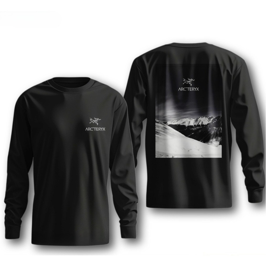 [Readystock] Áo thun leo núi dài tay ngoài trời Arcteryx dành cho nam và nữ có Logo Arcteryx Áo sơ m