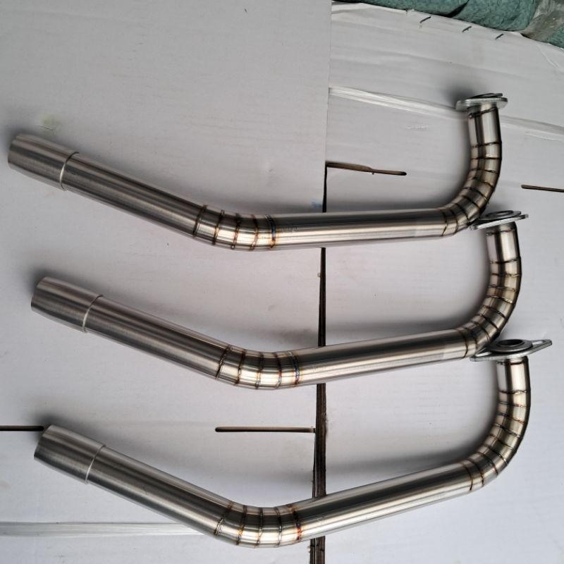 Cổ Pô Inox304 Size To 32mm Cho Vario 150, AB125 2val, Shvn 2017 (Tặng Khâu Nối)