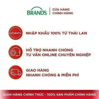 Nước yến thật BRAND'S Không Đường (42 ml x 6 lọ)