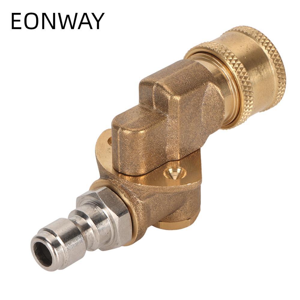 Khớp nối xoay máy rửa áp lực EONWAY, 4500psi 1 / 4 ” Kết nối nhanh Khớp nối xoay kết nối nhanh, Bộ c