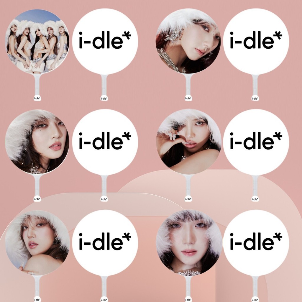 GI-DLE < 2 > Song Yu Qitian Xiaojuan Ye Shuhua Star Cheer King Fan Mini Fan King 5.28 ALF