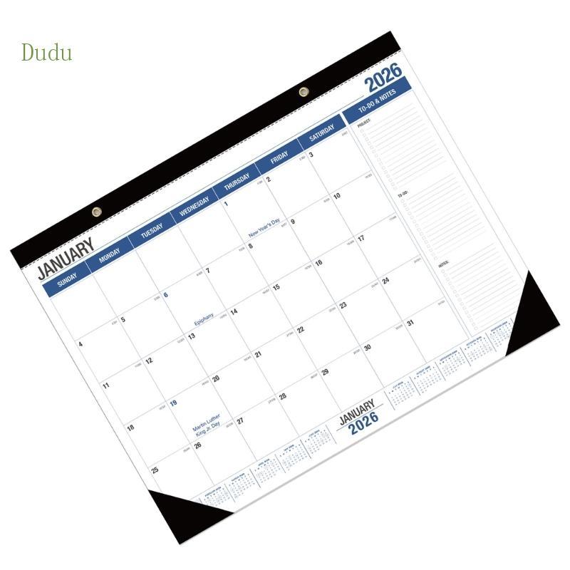 Dudu 2026-2027 Lịch treo tường Lịch hàng tháng Jan 2026 đến tháng 6 2027 cho gia đình