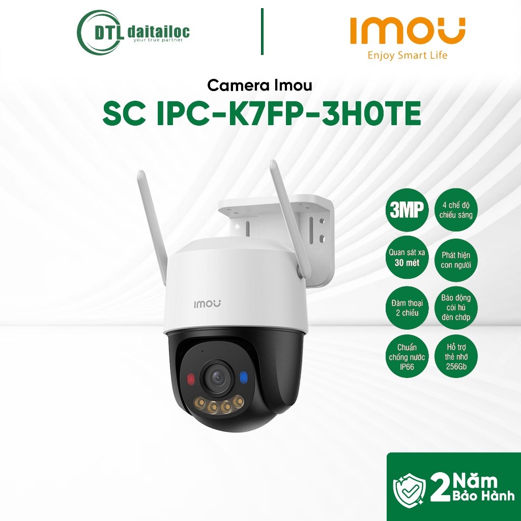 Camera Imou Cruiser SC IPC-K7FP-3H0TE 4G 3MP / Ống Kính Ổn Định  | Chính Hãng | Bảo Hành 24 Tháng