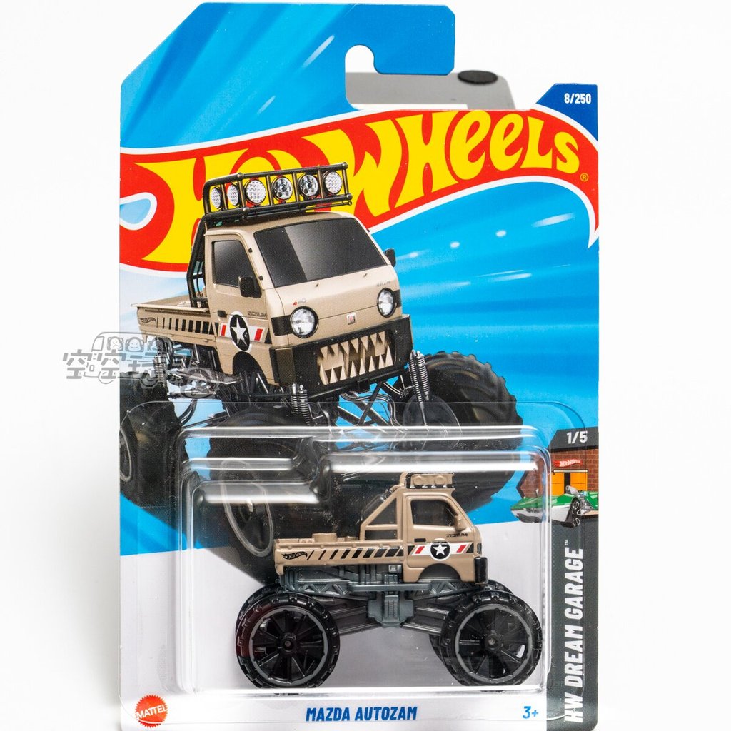 Không. 8 MAZDA AUTOZAM MAZDA Nâu nhạt Hot Wheels Hợp kim Xe thể thao nhỏ