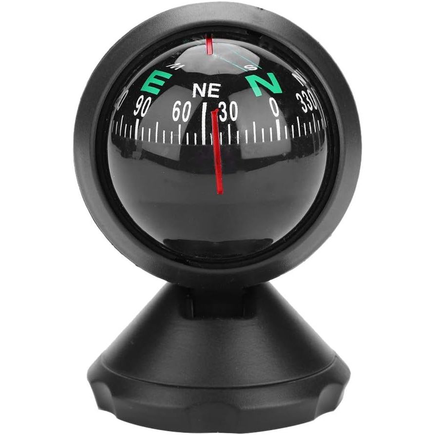 Bóng có thể điều chỉnh màu đen Tầm nhìn ban đêm La bàn Thuyền Dash Mount, Xe Dash có thể điều chỉnh 
