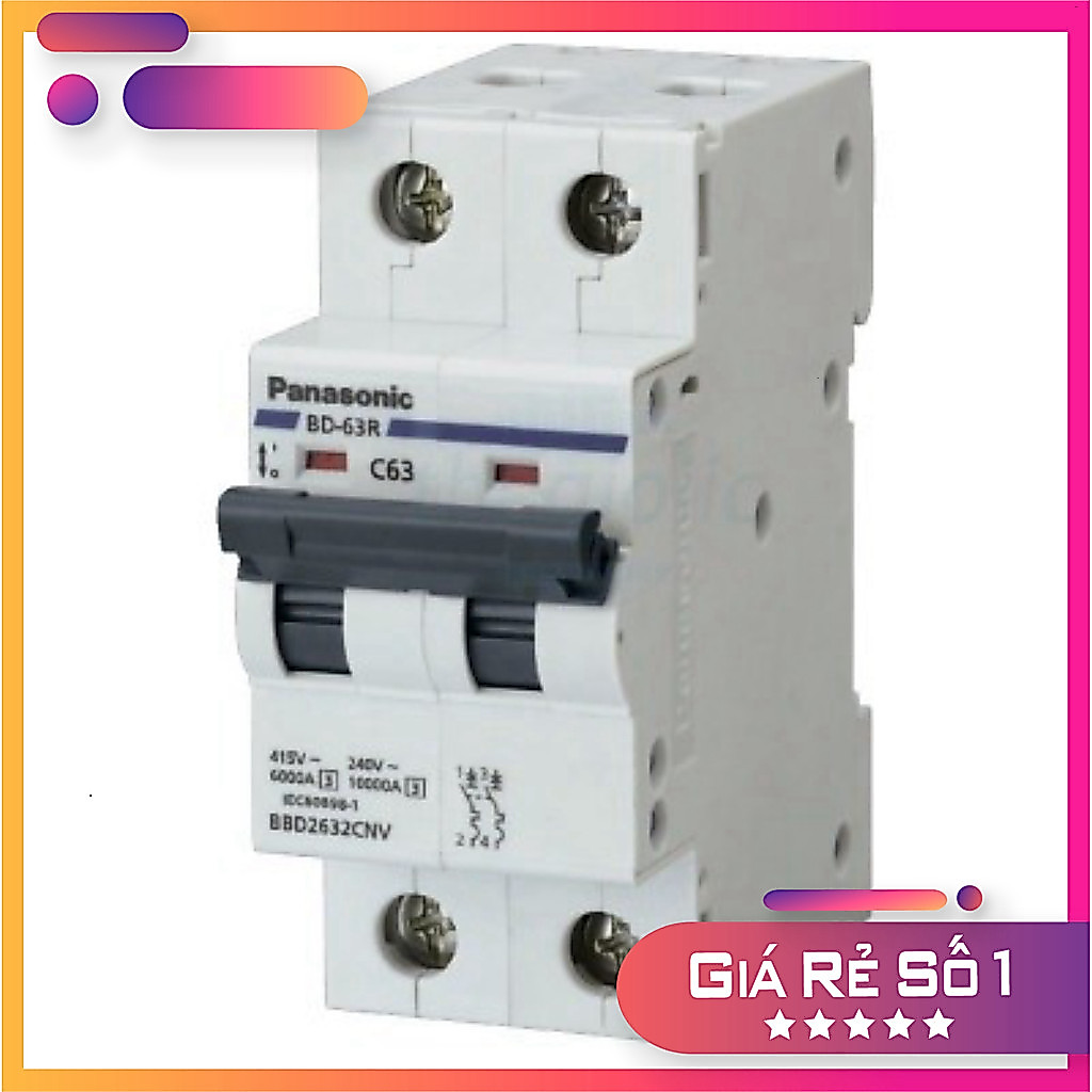 BBD2402CNV Aptomat MCB Panasonic 2 Cực 40A Điện Tử Thường Tín