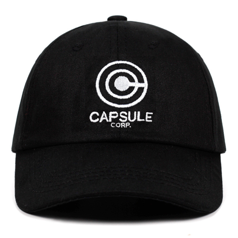 CAPSULE DRAGON BALL Mũ bóng chày thêu Cotton Mũ Hip Hop mềm