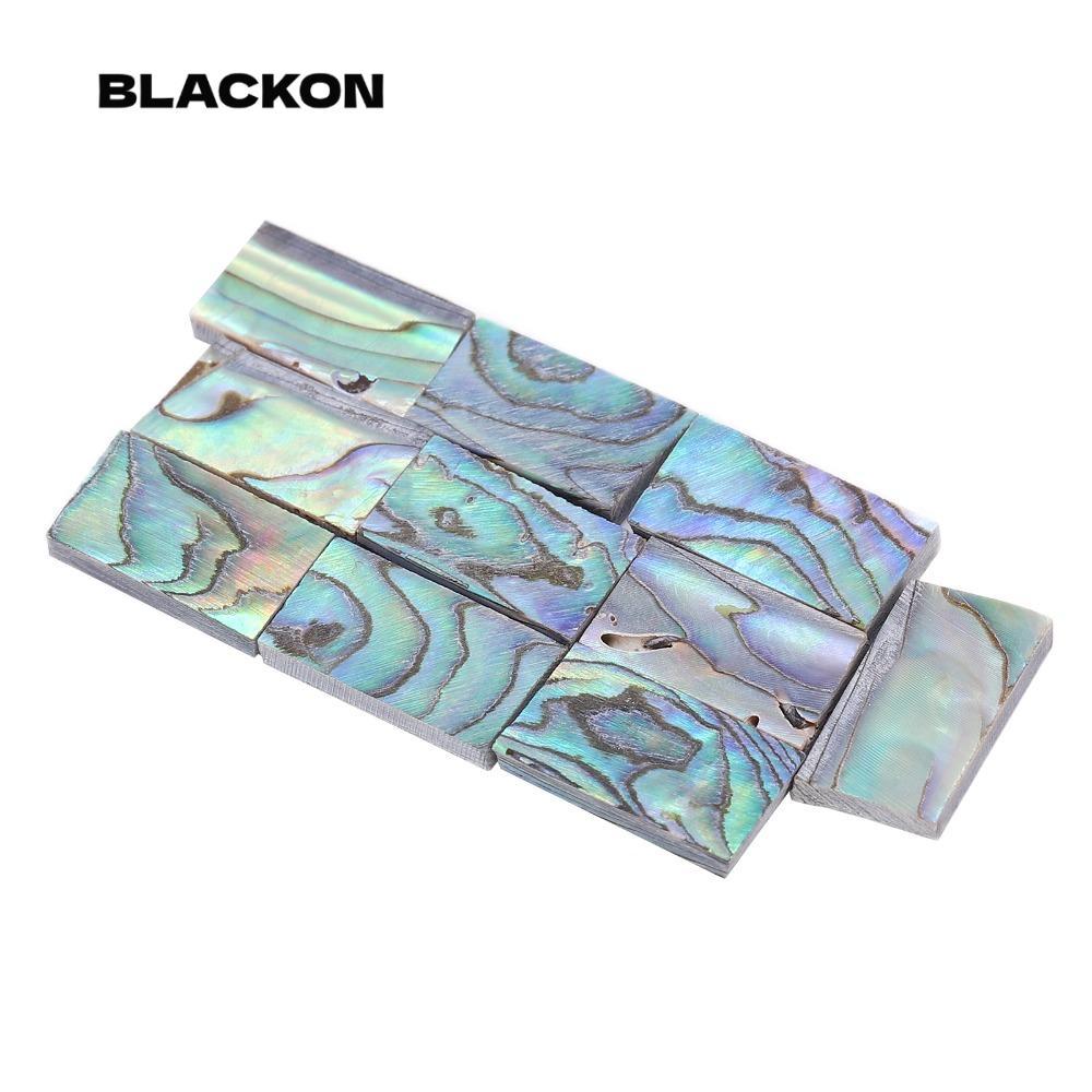 ĐEN ​10 Cái Vỏ bào ngư Inlay​, ​Vỏ bào ngư dạng tờ ​Chất liệu đàn Guitar Inlay​, ​Đàn Guitar Fretboa
