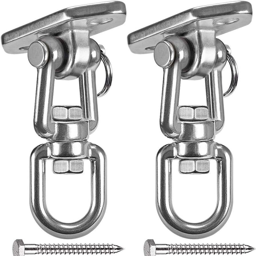 Thép không gỉ 304 360°Xoay Mái Hút Khóa Xoay Ghế Xoay Ngoài Trời Võng Móc Tấm Cố Định 6H7C