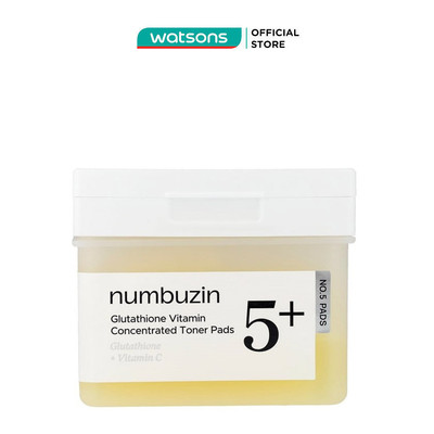 Nước Hoa Hồng Dạng Miếng Numbuzin No.5 Vitamin-Niacinamide Concentrated Pad 180ml (70Pcs)