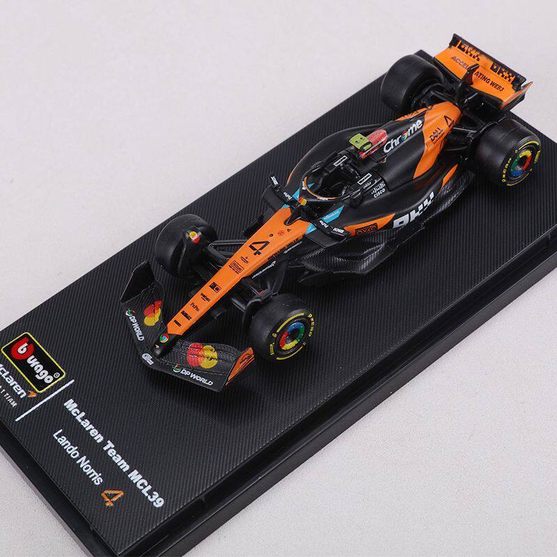 Burago 1/64 McLaren MCL39 F1 2025 Hợp Kim Diecast Xe Mô Hình Đồ Chơi Quà Tặng Sinh Nhật