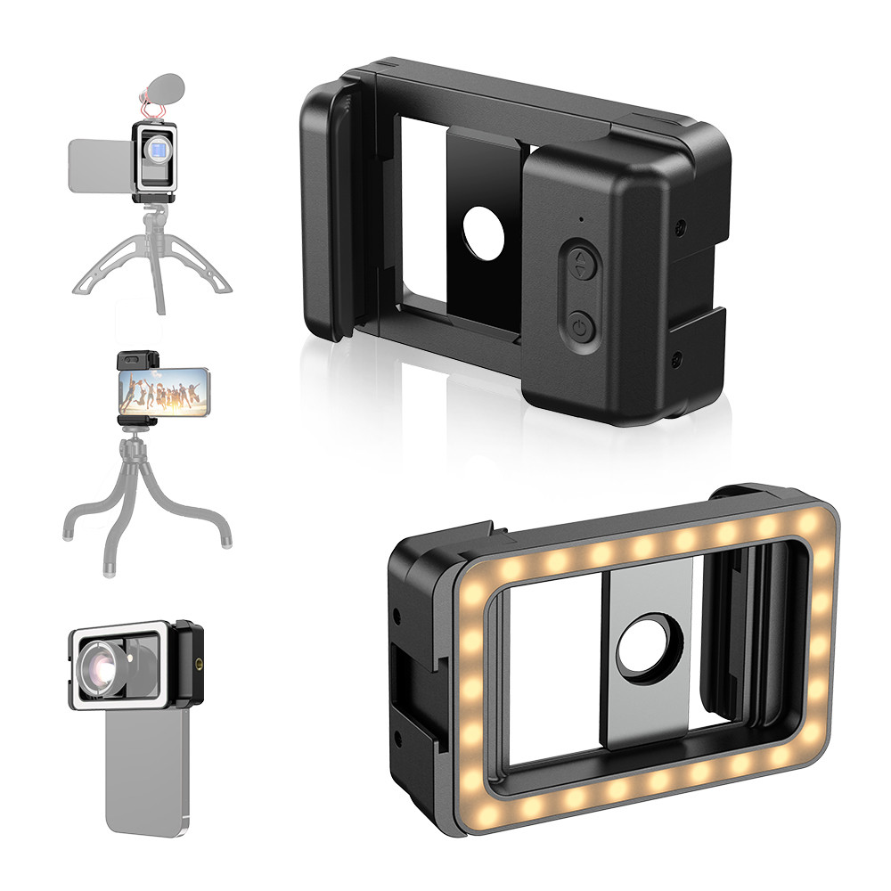 Ống kính kẹp điện thoại di động ba trong một đa chức năng APEXEL / Đèn LED kẹp...