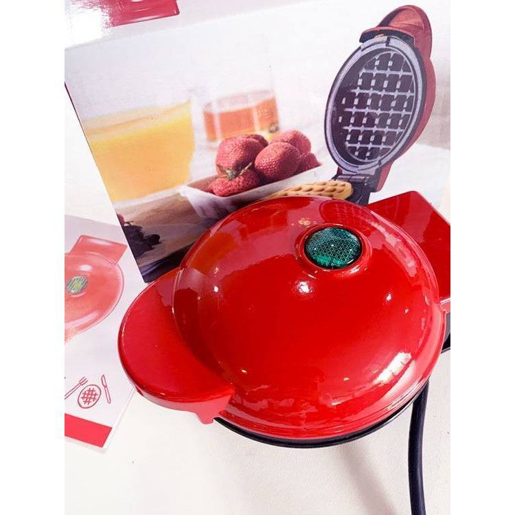 [Ưu tiên] MINI WAFFLE MAKER Hộ gia đình Bữa sáng nhẹ Dụng cụ làm bánh nhỏ Love MINI WAFFLE MAKER 0EB