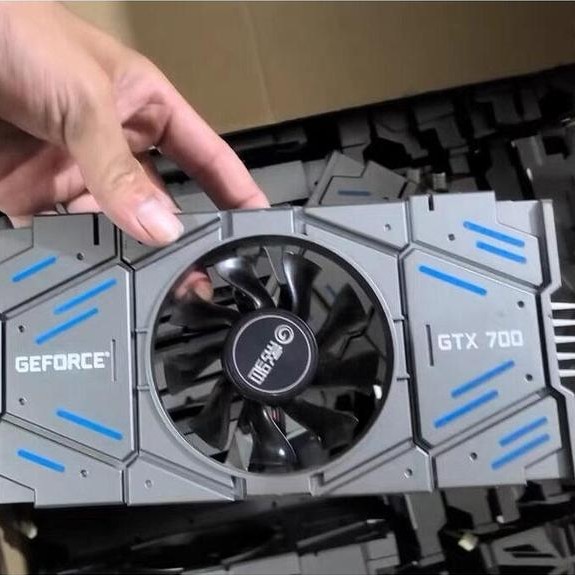 [Quạt làm mát máy tính] GTX 630 640 650ti Tiger Snapdragon 730 740 750 Quạt Card đồ họa màu đen chun