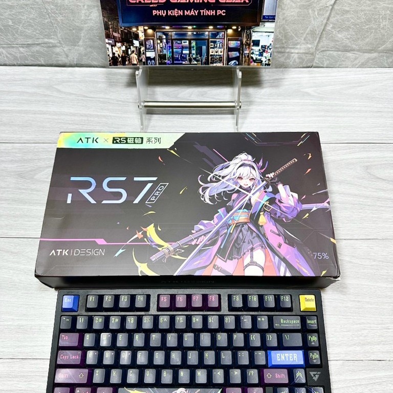 (Sẵn ship) Bàn Phím Gaming ATK RS7 V2/ RS7/ RGB/ Pro Rapid Trigger - Gateron Magnetic Jade Switch  -