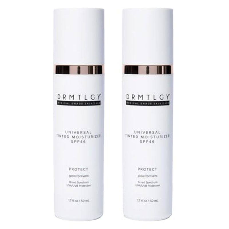 Hydrating cho Broad & Kem chống nắng DRMTLGY Dewy Oxide Acid SPF có Spectrum – & Kem Dưỡng Ẩm Kẽm Đa