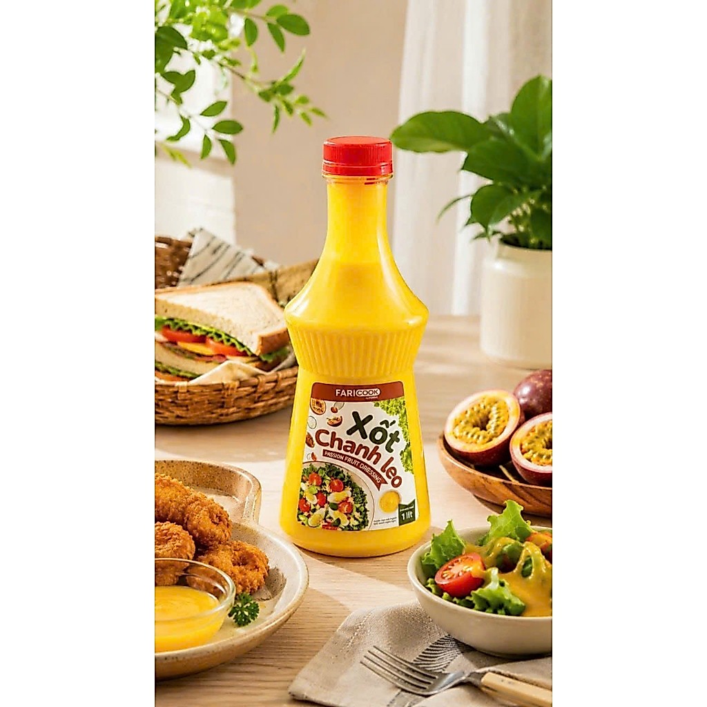 Sốt Chanh Leo Thơm Ngon Dùng Cho Salad Và Món Nướng