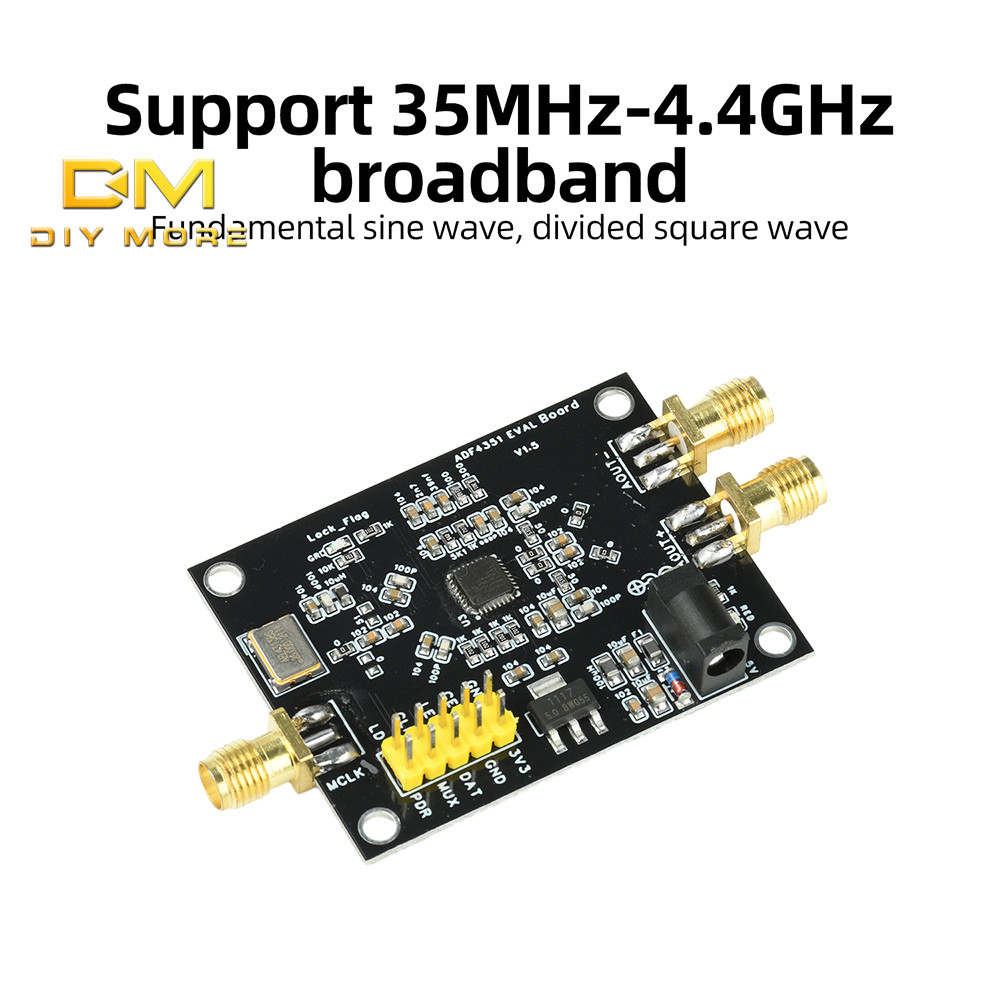 Bảng phát triển DIYMORE ADF4351 35 MHz – Nguồn tín hiệu RF 4.4GHz / Mô-đun tạo tín hiệu PLL / RF Phạ