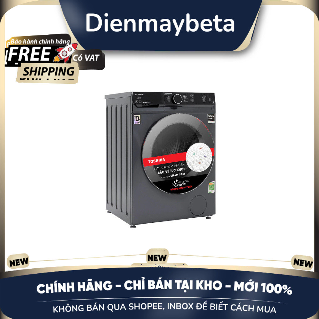 [KHÔNG BÁN QUA SHOPEE] Máy giặt Toshiba Inverter 10.5 Kg TW-BK115G4V (MG) DMK